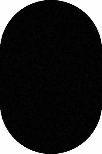 Овальный ковер COMFORT SHAGGY S600 BLACK