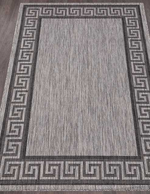 Ковёр VEGAS-S002-GRAY-BLACK-STAN
