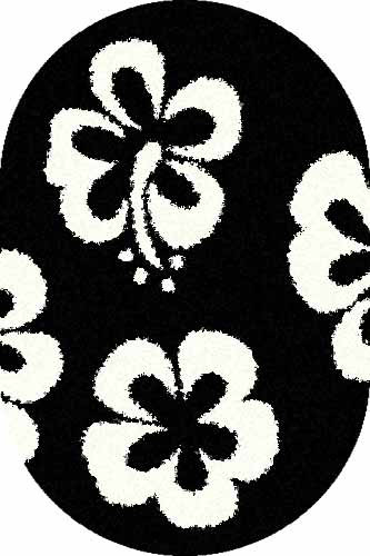 Овальный ковер SHAGGY ULTRA S605 BLACK-BONE