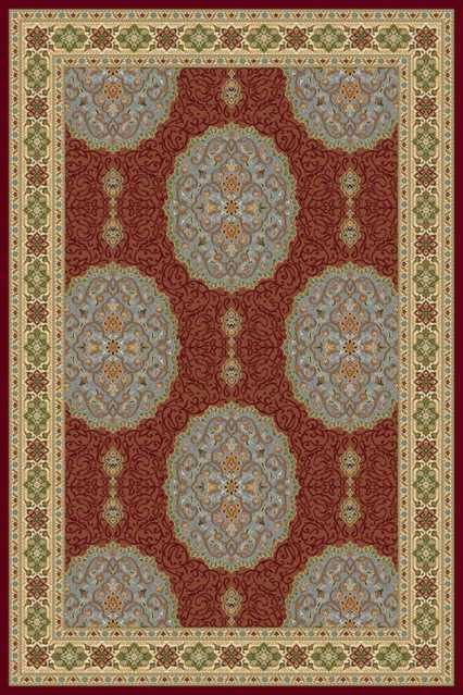 Прямоугольный ковер BUHARA 1902 RED Прямоугольный ковер BUHARA 1902 RED