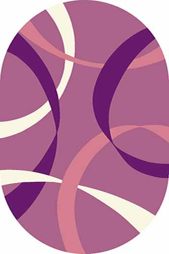 Овальный ковер SUNRISE V801 LILAC