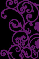 Прямоугольный ковер SUNRISE V805 BLACK-VIOLET