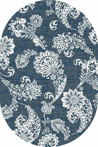 Овальный ковер SILVER D232 BLUE