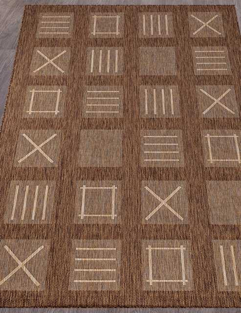 Ковёр VEGAS-S003-BROWN-STAN