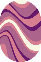 Овальный ковер SUNRISE V802 LILAC