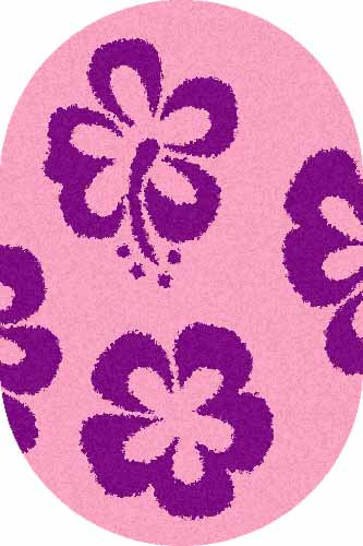 Овальный ковер SHAGGY ULTRA S605 PINK-PURPLE