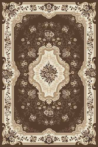 d317_brown.jpg Прямоугольный ковер VALENCIA DELUXE D317 BROWN