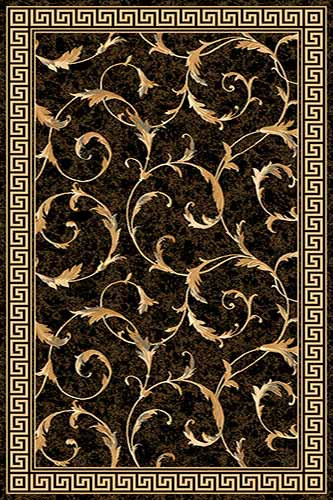 d343_black-cream.jpg Прямоугольный ковер OLYMPOS D343 BLACK-CREAM