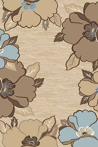 Прямоугольный ковер MEGA carving D227 BEIGE