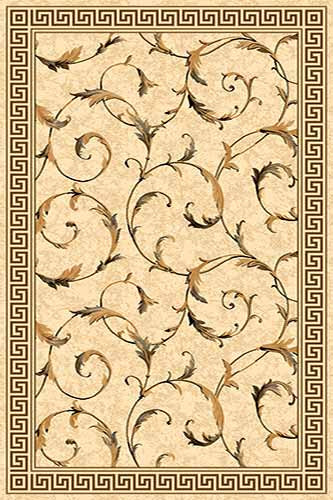 Прямоугольный ковер OLYMPOS D343 CREAM-BLACK