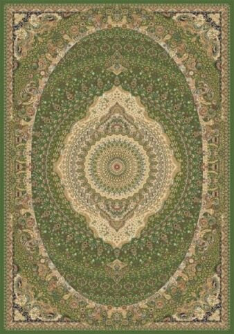 Прямоугольный ковер BUHARA D426 GREEN