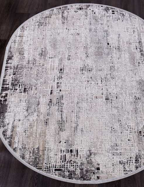 Турецкий ковер ROXANNE-17104-L-GREY-D-GREY-OVAL