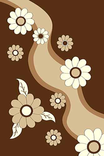 Прямоугольный ковер VISION DELUXE carving V818 BROWN