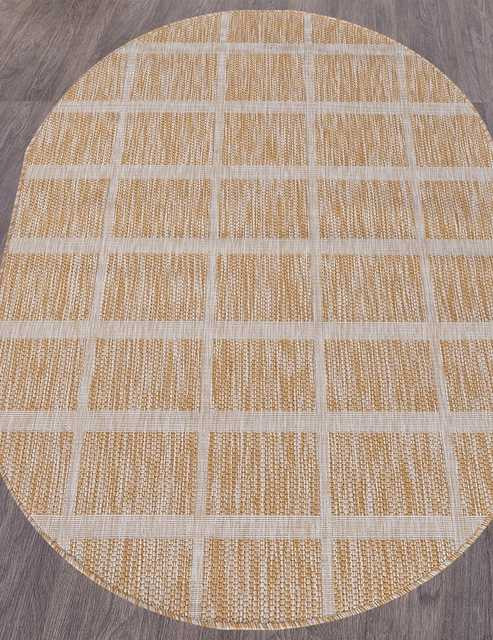 Ковёр VEGAS-S004-BEIGE-OVAL