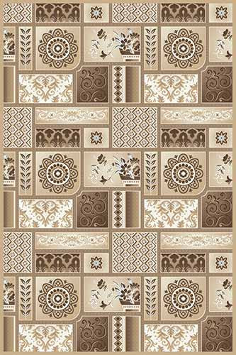 d319_cream-brown.jpg Прямоугольный ковер VALENCIA DELUXE D319 CREAM-BROWN