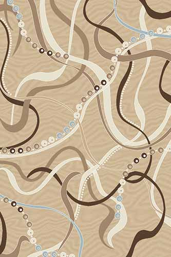 d320_beige-brown.jpg Прямоугольный ковер VALENCIA DELUXE D320 BEIGE-BROWN