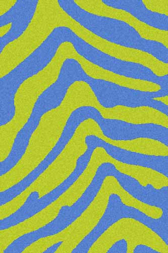 Прямоугольный ковер COMFORT SHAGGY S604 GREEN-BLUE