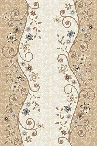 d323_cream-brown.jpg Прямоугольный ковер VALENCIA DELUXE D323 CREAM-BROWN
