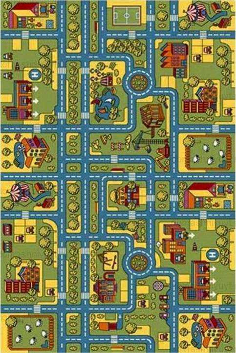 Прямоугольный ковер CRYSTAL C024 GREEN