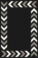 Прямоугольный ковер PLATINUM T638 BLACK