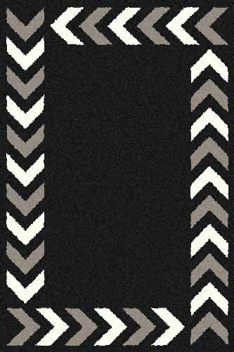 Прямоугольный ковер PLATINUM T638 BLACK