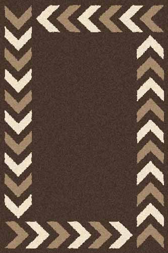 t638_brown.jpg Прямоугольный ковер PLATINUM T638 BROWN
