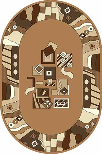 Овальный ковер SUNRISE FUL8 MUSTARD