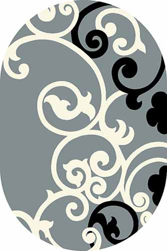 Овальный ковер SUNRISE V805 GRAY