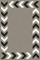 Прямоугольный ковер PLATINUM T638 GRAY