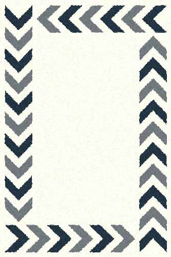 Прямоугольный ковер PLATINUM T638 NATURAL-BLUE