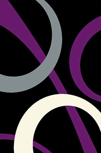 v810_black-violet.jpg Прямоугольный ковер SUNRISE V810 BLACK-VIOLET