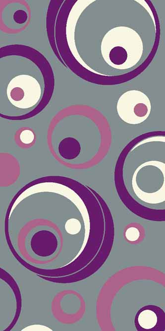 Ковровая дорожка SUNRISE V815 GRAY-LILAC