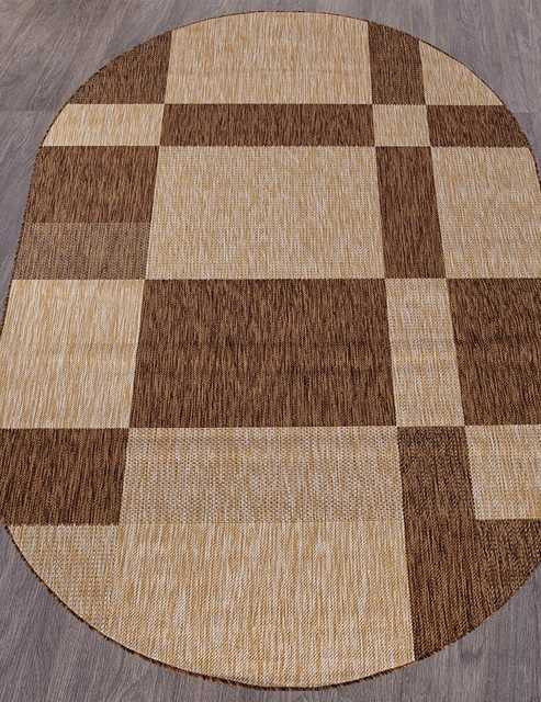 Ковёр VEGAS-S005-BEIGE-BROWN-OVAL Ковёр VEGAS-S005-BEIGE-BROWN-OVAL