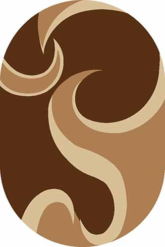 Овальный ковер SUNRISE V116 BROWN