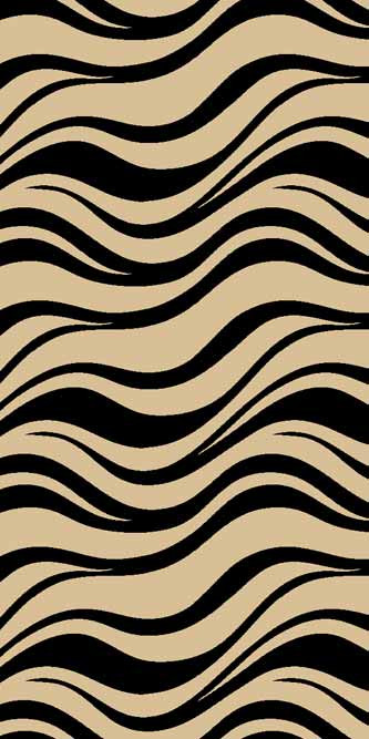 Ковровая дорожка SUNRISE V817 BEIGE-BLACK