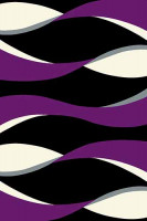 Прямоугольный ковер SUNRISE V811 BLACK-VIOLET