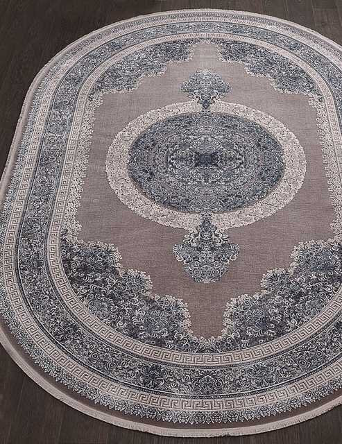 Турецкий ковер SALVATORE-5401A-GRI-GRI-OVAL